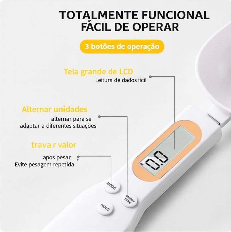Mini Colher Balança Digital