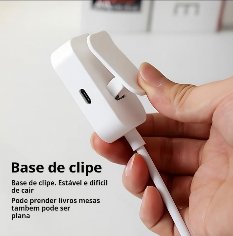 Mini Luminária de clipe