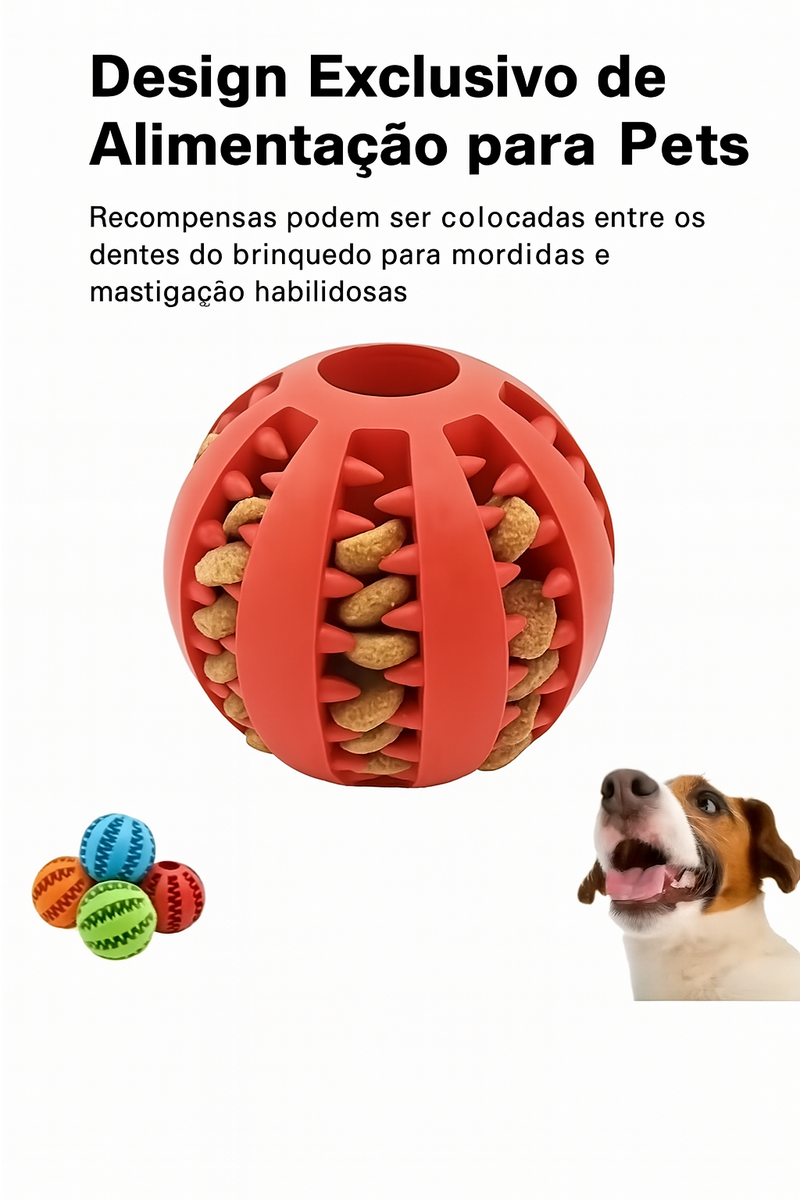 Bola Interativa de Borracha para Cães