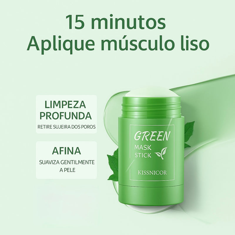 Máscara Facial Stick de Chá Verde