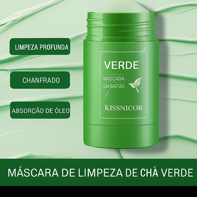 Máscara Facial Stick de Chá Verde