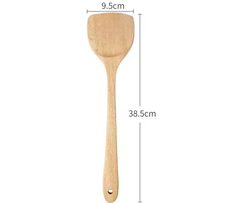 Conjunto de Utensílios de Madeira Natural