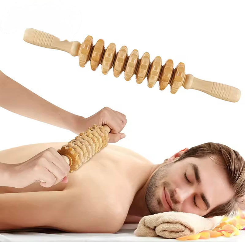 Massageador de Madeira Natural