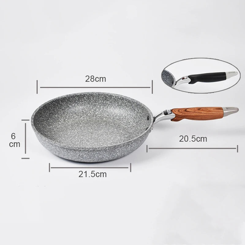 Frigideira Wok de Pedra Durável