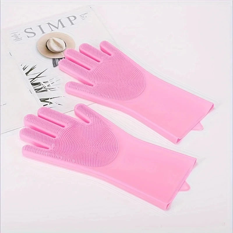 Luva de Silicone 3 em 1 para Pets