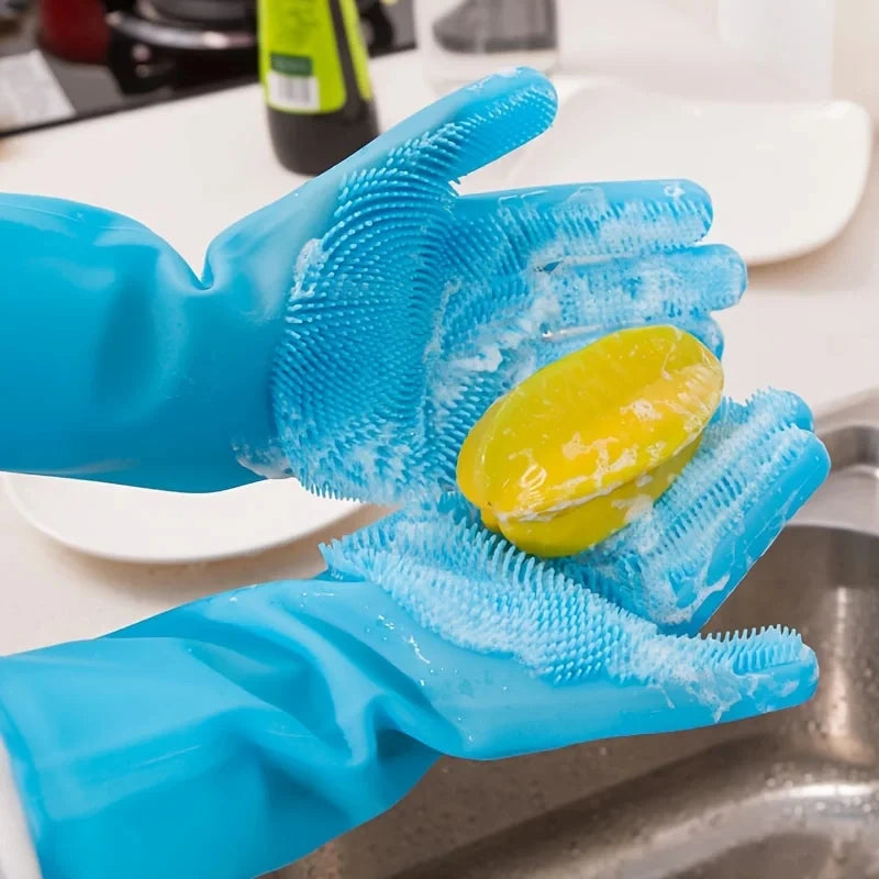 Luva de Silicone 3 em 1 para Pets